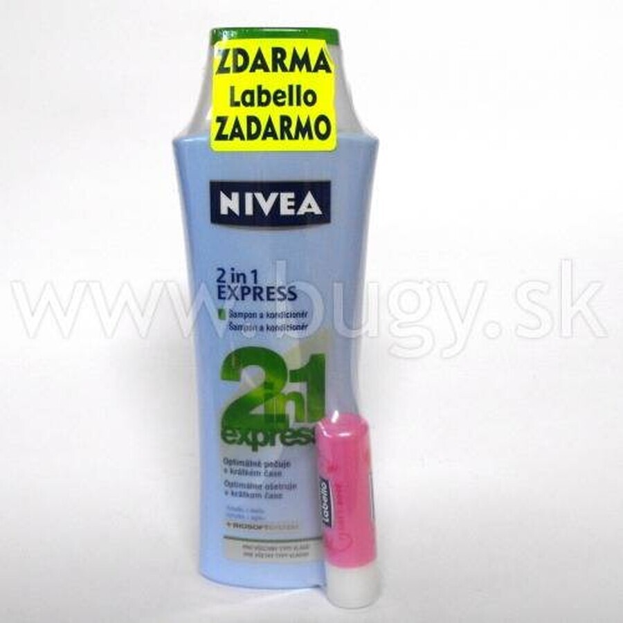 Șampon Nivea 2in1 Care Express 1×250 ml, șampon Șampon Nivea 2in1 Care Express 1×250 ml, șampon
