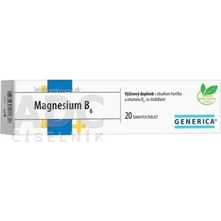GENERICA Magnesio B6 1×20 tbl, magnesio
