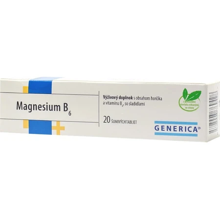 GENERICA Magnesio B6 1×20 tbl, magnesio
