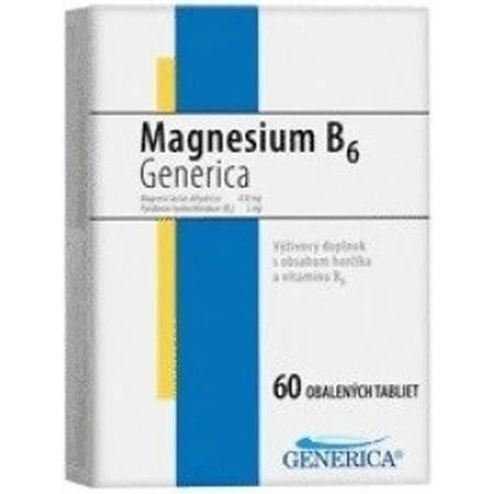 GENERICA Magnesio B6 1×20 tbl, magnesio