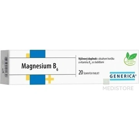GENERICA Magnesio B6 1×20 tbl, magnesio