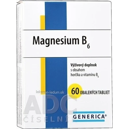 GENERICA Magnesio B6 1×20 tbl, magnesio