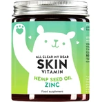 Bears With Benefits vitamins for fresh and clear skin with zinc 1×60 pcs, stress nutritional supplement for fresh and clear skin in gummy candy form