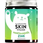 Bears With Benefits vitamins for fresh and clear skin with zinc 1×60 pcs, stress nutritional supplement for fresh and clear skin in gummy candy form