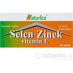 Naturica SELENIUM + ZINC, vitamin E 1×30 tbl, food supplement