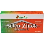 Naturica SELENIUM + ZINC, vitamin E 1×30 tbl, food supplement