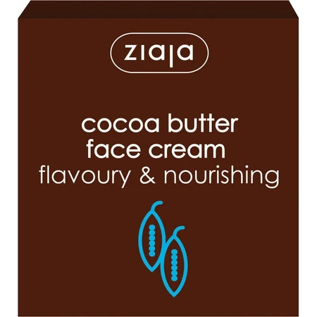 Ziaja - crema nutritiva para la piel con manteca de cacao 1×50 ml, crema para la piel