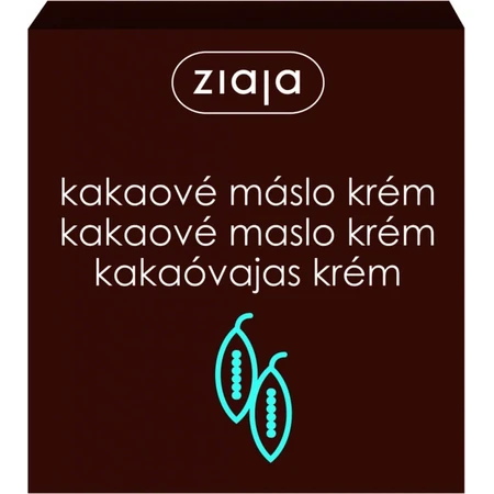 Ziaja - crema nutritiva para la piel con manteca de cacao 1×50 ml, crema para la piel