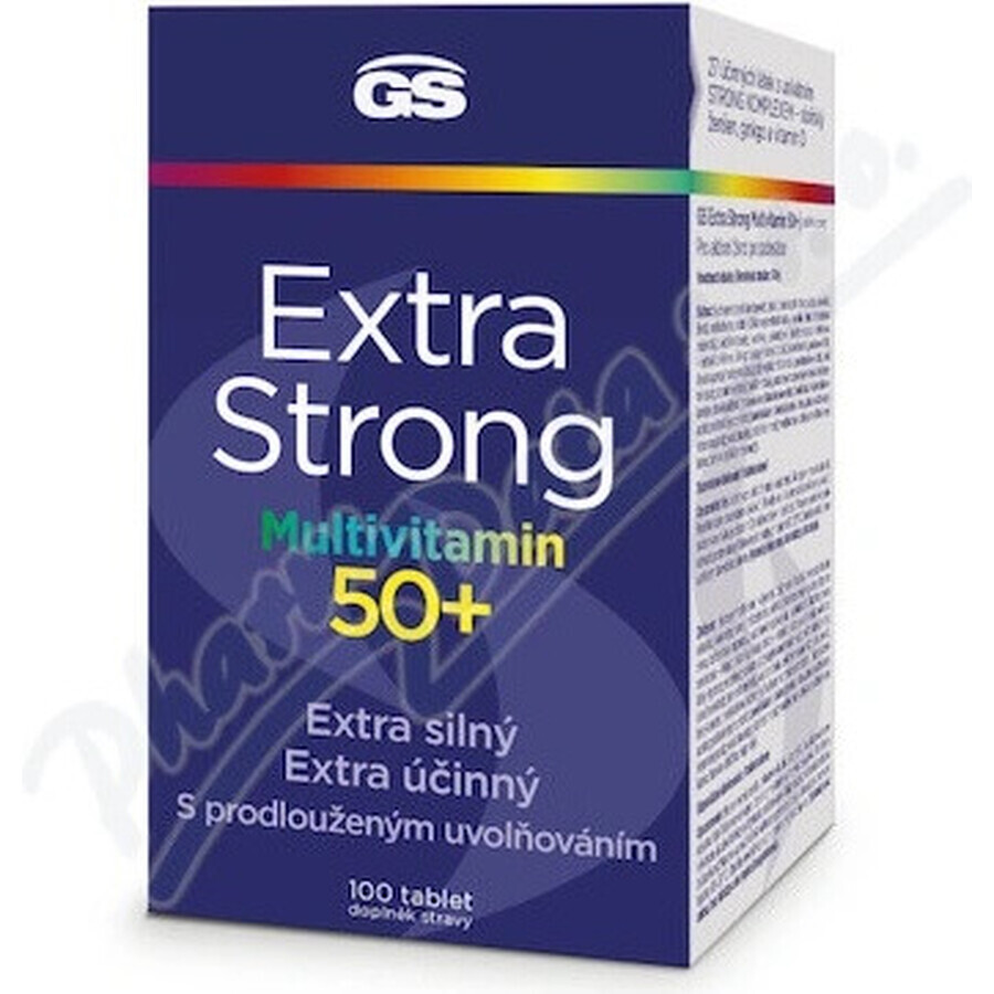GS Extra Strong Multivitamin 50+ 1×130 tbl, supliment alimentar GS Extra Strong Multivitamin 50+ 1×130 tbl, supliment alimentar