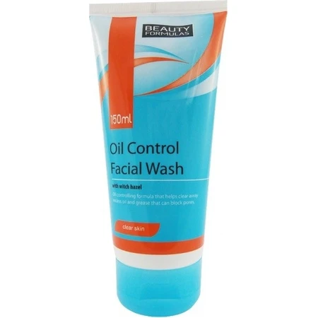 BEAUTY FORMULAS Reinigingsgel voor vette huid met villan 1×1 st, reinigingsgel