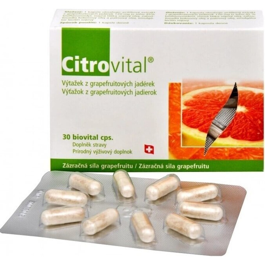CITROVITAL CITROVITAL CAPSULES 1×30 cps, Nahrungsergänzungsmittel