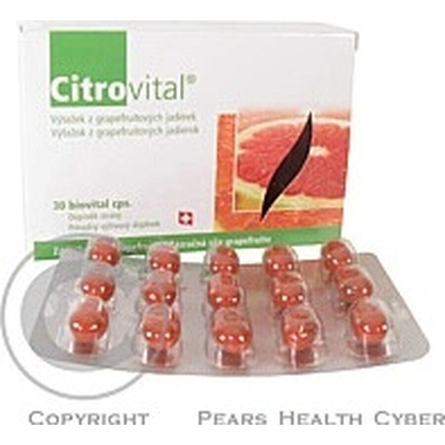 CITROVITAL CITROVITAL CAPSULES 1×30 cps, Nahrungsergänzungsmittel