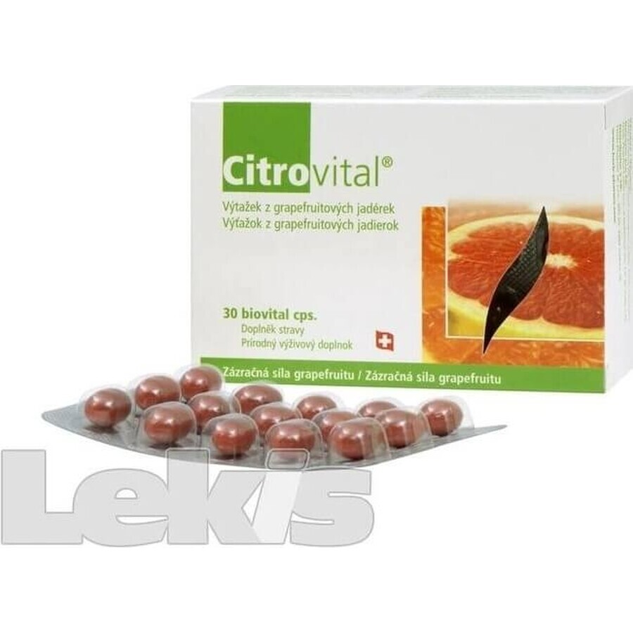 CITROVITAL CITROVITAL CAPSULES 1×30 cps, Nahrungsergänzungsmittel