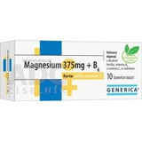 GENERICA Magnesium 375 mg + B6 forte met vitamine C 1×10 tbl, voedingssupplement