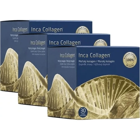 Inca Collageen 3 maanden collageenkuur + C&D vitamine 1×1 set, voedingssupplement