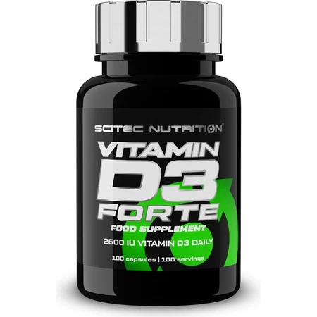 Scitec Nutrition Vitamina D3 Forte 1×100 cps, complemento alimenticio