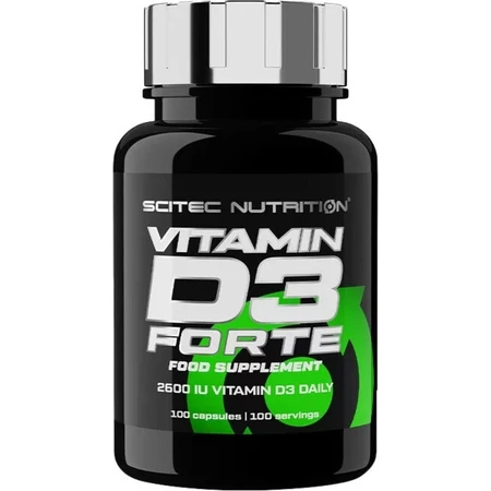 Scitec Nutrition Vitamina D3 Forte 1×100 cps, complemento alimenticio