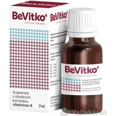 BeVitko 1x7ml, suspension containing vitamin B complex