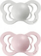 BIBS Couture orthodontic BIBS Couture natural rubber haze/blossom 1&#215;2 pcs, size 2