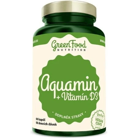 GreenFood Nutrition Aquamin Aquamin Calcium + Vit D3 60cps 1×60 cps