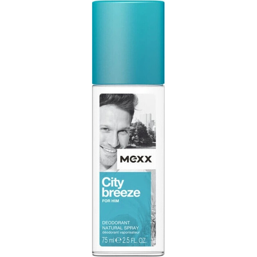 Mexx City Breeze For Him Deo Deo 75ml 1×75 ml 1×75 ml, eau de toilette Mexx City Breeze For Him Deo Deo 75ml 1×75 ml 1×75 ml, eau de toilette
