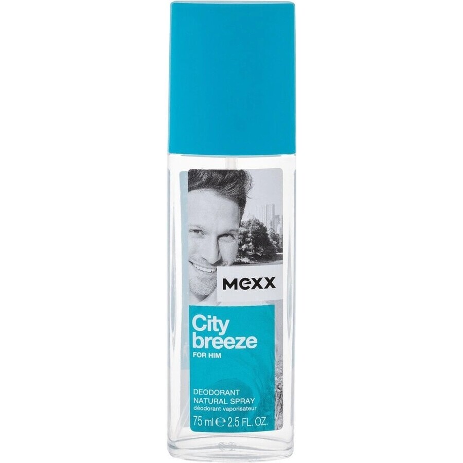 Mexx City Breeze For Him Deo Deo 75ml 1×75 ml 1×75 ml, eau de toilette Mexx City Breeze For Him Deo Deo 75ml 1×75 ml 1×75 ml, eau de toilette