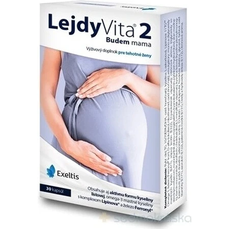 LejdyVita 2 Je vais être maman 1×30 cps, complément alimentaire