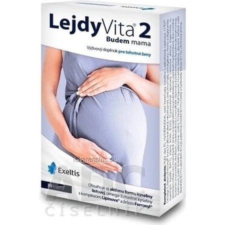LejdyVita 2 Je vais être maman 1×30 cps, complément alimentaire