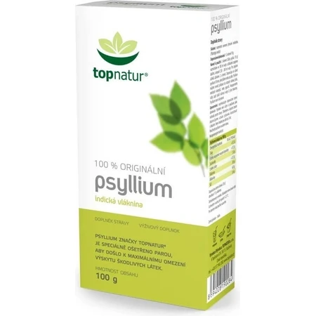 topnatur PSYLLIUM FIBER 1×100 g, complemento alimenticio
