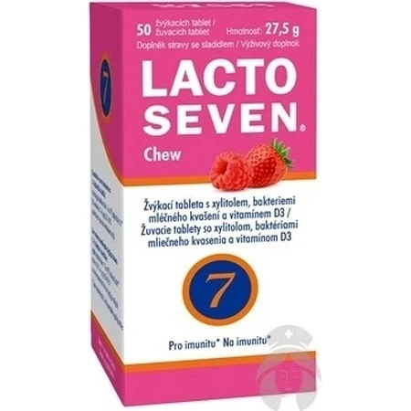 Vitabalans LACTOSEVEN Chew 1×50 tbl, Unterstützung des Immunsystems