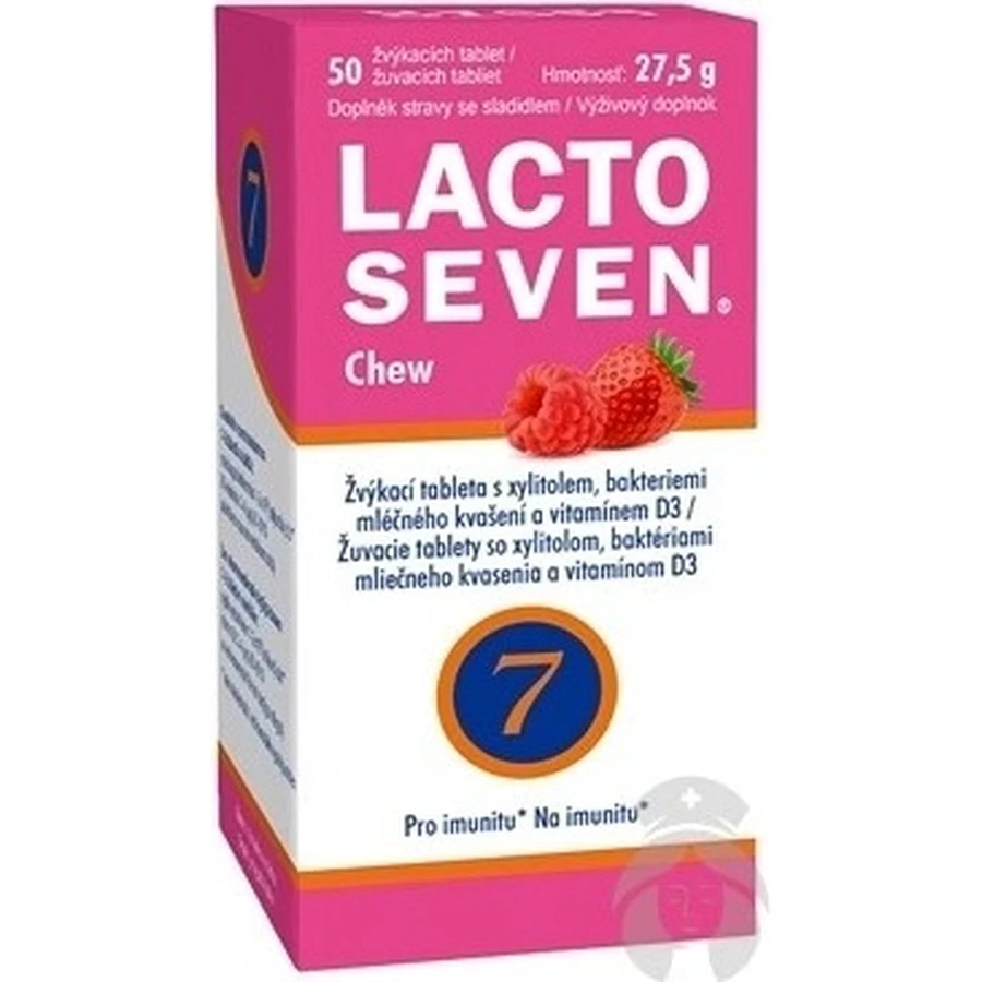 Vitabalans LACTOSEVEN Chew 1×50 tbl, Unterstützung des Immunsystems