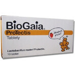 BioGaia ProTectis 1×10 pieces, chewable tablets - strawberry flavor