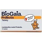BioGaia ProTectis 1×10 pieces, chewable tablets - strawberry flavor