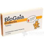 BioGaia ProTectis 1×10 stuks, kauwtabletten - aardbeiensmaak BioGaia ProTectis 1×10 stuks, kauwtabletten - aardbeiensmaak