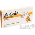 BioGaia ProTectis 1×10 stuks, kauwtabletten - aardbeiensmaak BioGaia ProTectis 1×10 stuks, kauwtabletten - aardbeiensmaak