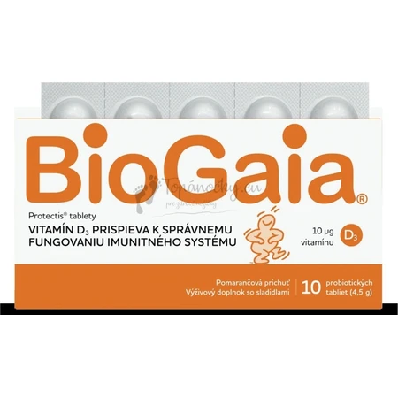 BioGaia ProTectis 1×10 pieces, chewable tablets - strawberry flavor