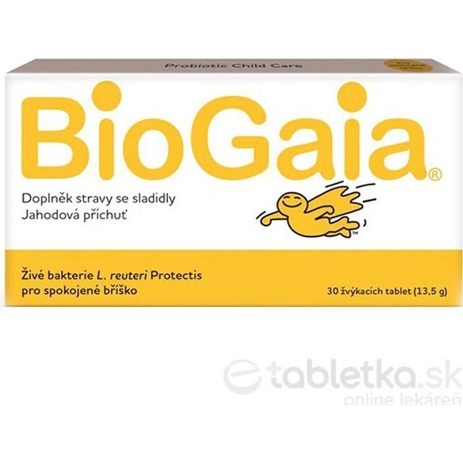 BioGaia ProTectis 1×10 pieces, chewable tablets - strawberry flavor
