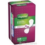 DEPEND NORMAL 1×14 pcs, incontinence pads 9×25 cm DEPEND NORMAL 1×14 pcs, incontinence pads 9×25 cm