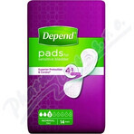 DEPEND NORMAL 1×14 pcs, incontinence pads 9×25 cm DEPEND NORMAL 1×14 pcs, incontinence pads 9×25 cm