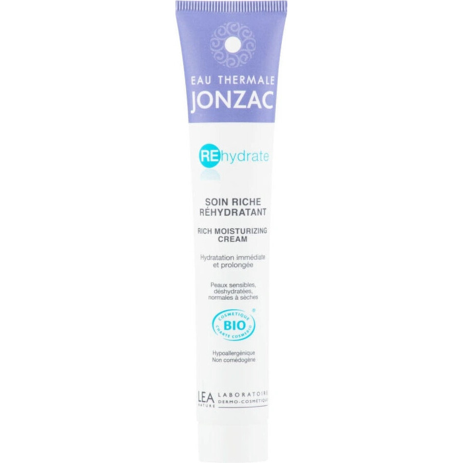 JONZAC Rehydrate Cremă hidratantă hrănitoare BIO 1×50 ml