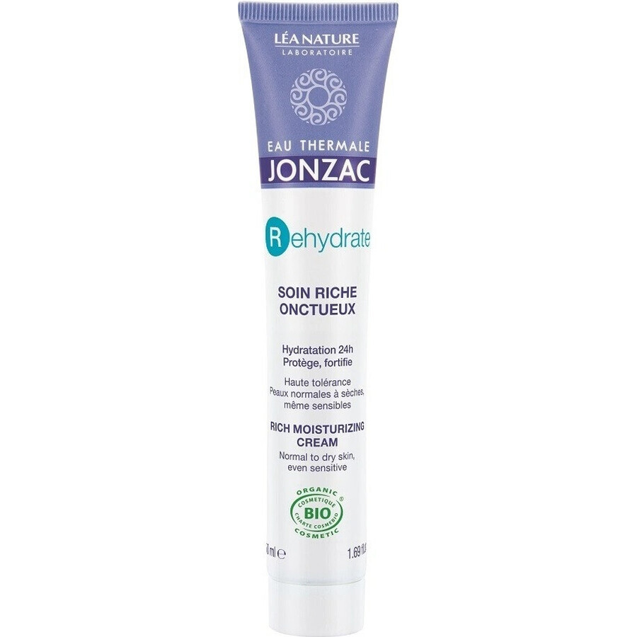 JONZAC Rehydrate Cremă hidratantă hrănitoare BIO 1×50 ml