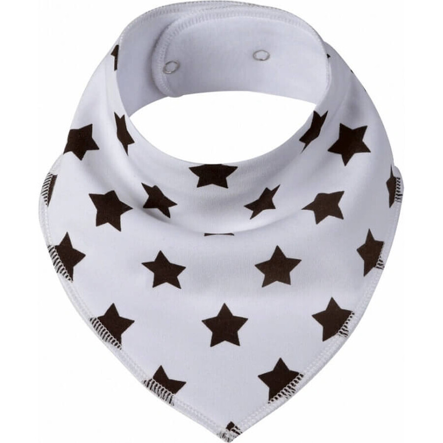 SIMED Babero de algodón con PUL impermeable, estrellas 1×1 ud.