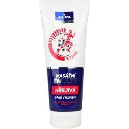 ALPA SportStar EMULSION MASAJE CALENTADOR 1×210 ml, inicio - antes del ejercicio