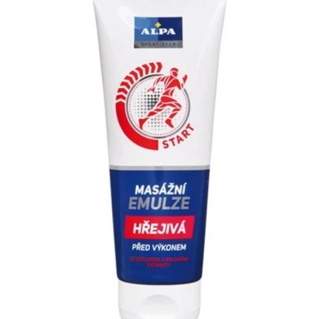ALPA SportStar EMULSION MASAJE CALENTADOR 1×210 ml, inicio - antes del ejercicio