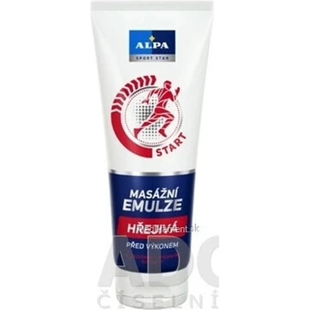 ALPA SportStar EMULSION MASAJE CALENTADOR 1×210 ml, inicio - antes del ejercicio