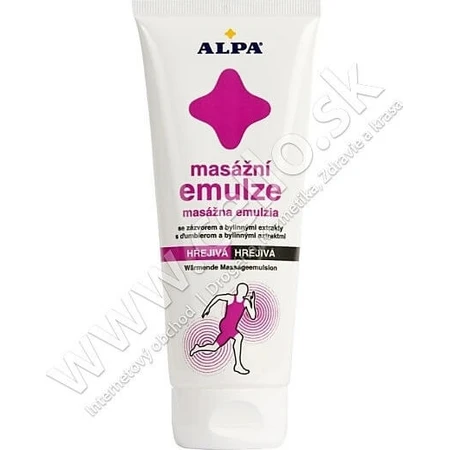ALPA SportStar EMULSION MASAJE CALENTADOR 1×210 ml, inicio - antes del ejercicio
