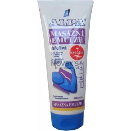 ALPA SportStar EMULSION MASAJE CALENTADOR 1×210 ml, inicio - antes del ejercicio