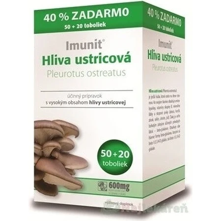 Imunit Oyster mushroom 1×70 cps, oyster mushroom