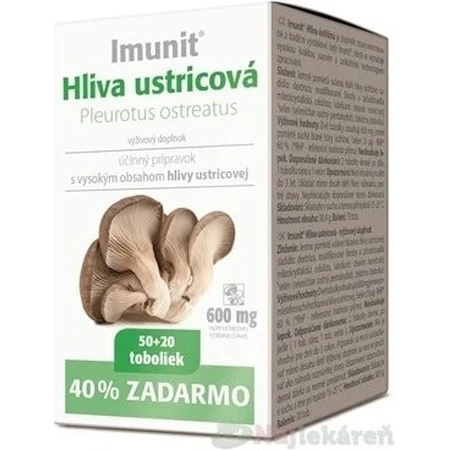 Imunit Oyster mushroom 1×70 cps, oyster mushroom