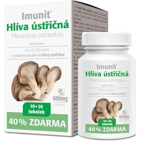 Imunit Oyster mushroom 1×70 cps, oyster mushroom